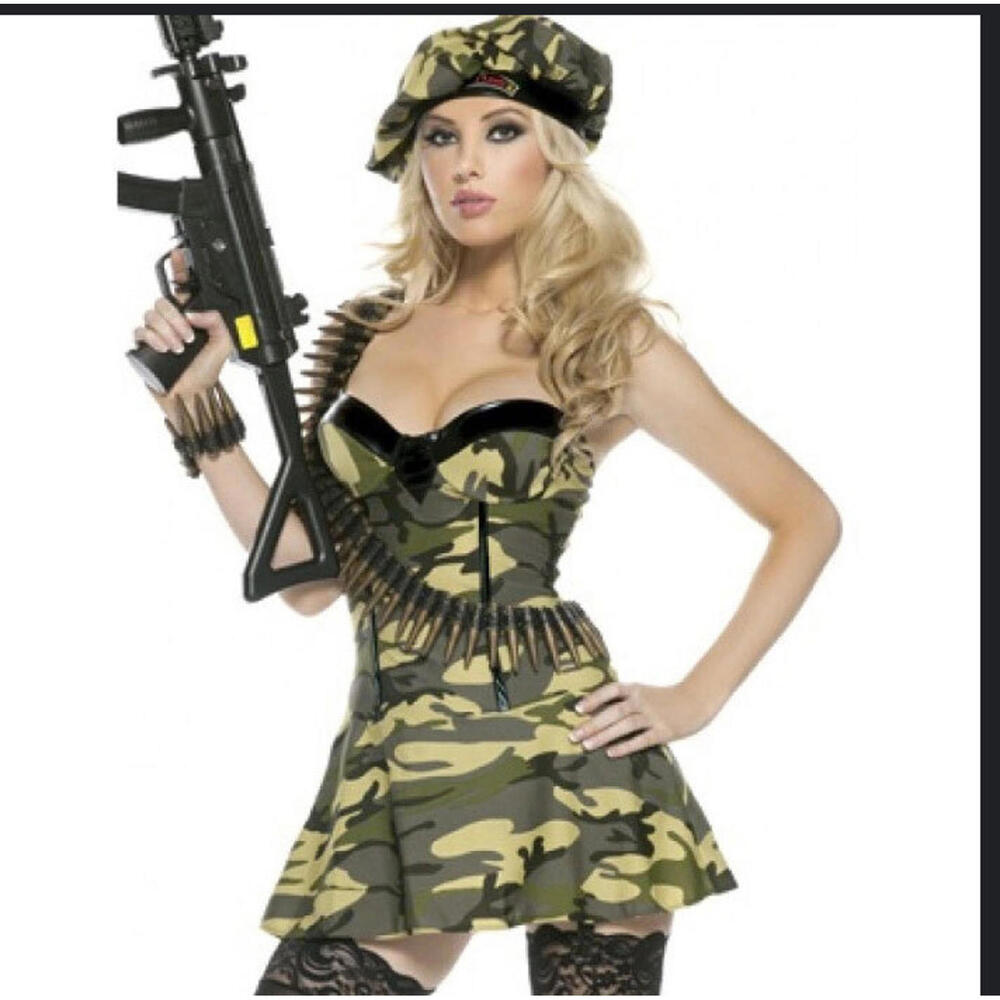 Be Wicked Sexy Private Ambush Military Costume NEW